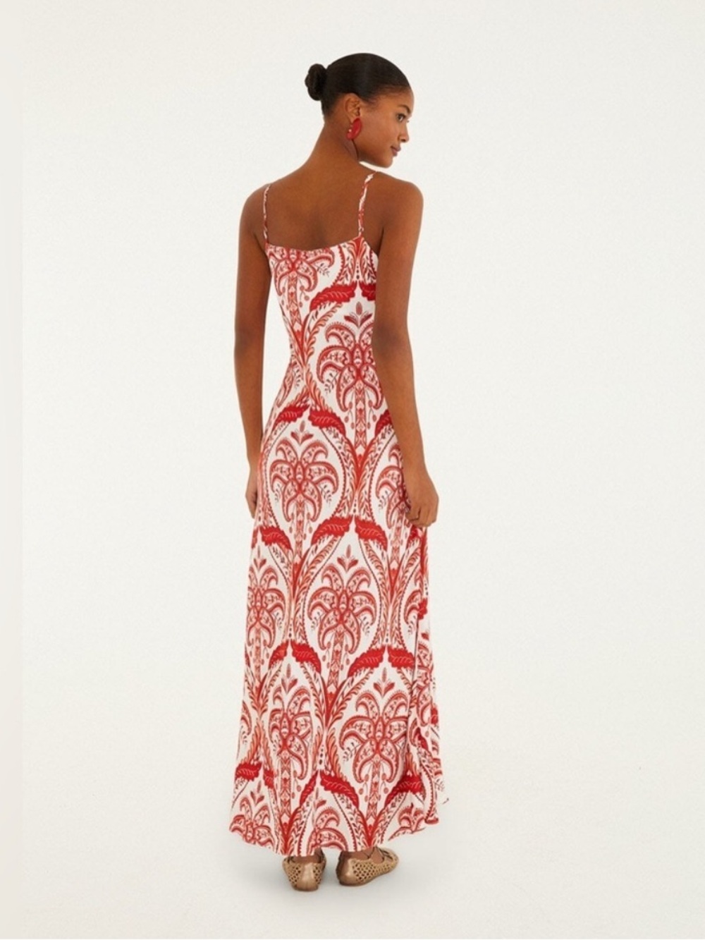Farm Rio: Off-White Tropical
Cameo Slip Lenzing™ Ecovero™ Maxi Dress DT - Picture 2 of 10